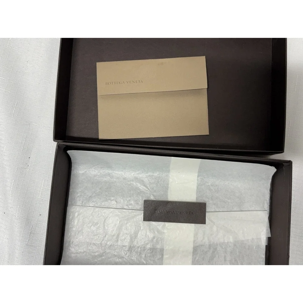 Bottega Veneta Intrecciato Leather Andiamo‎ Clutch Continental Flap Long Wallet